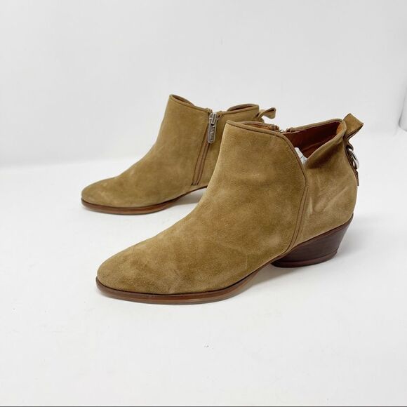 Franco Sarto Suede Pointed Toe Booties Size 6 - Picture 3 of 6